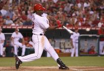 Torii Hunter lines a double.jpg