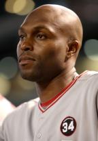 Torii Hunter looks on from the dugout.jpg