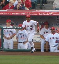 Aybar runs out of the dugout.jpg
